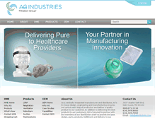 Tablet Screenshot of agindustries.com